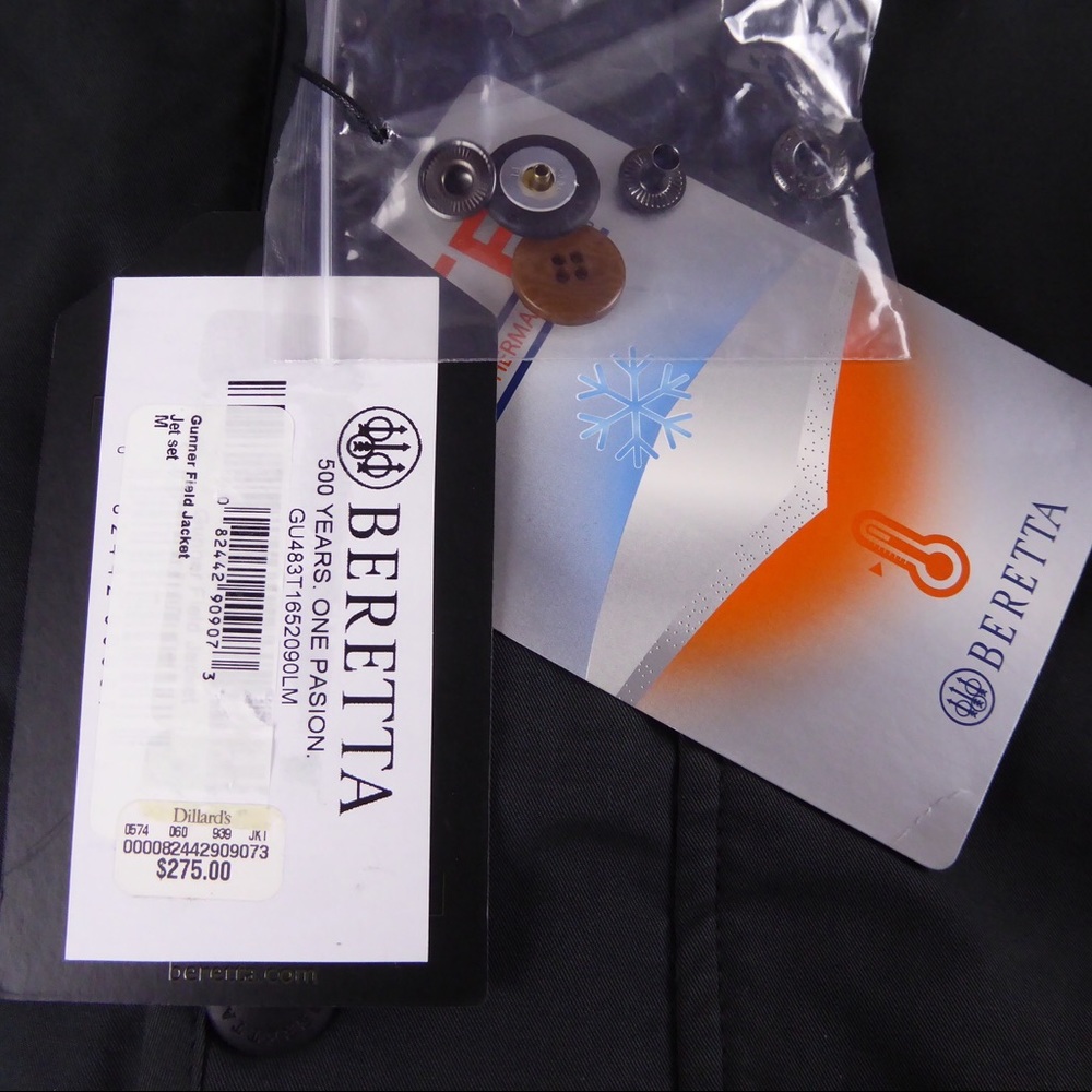 Beretta Waterproof Gunner Field Jacket Hunting Range Coat Sportsman Gear NWT - Picture 5 of 15